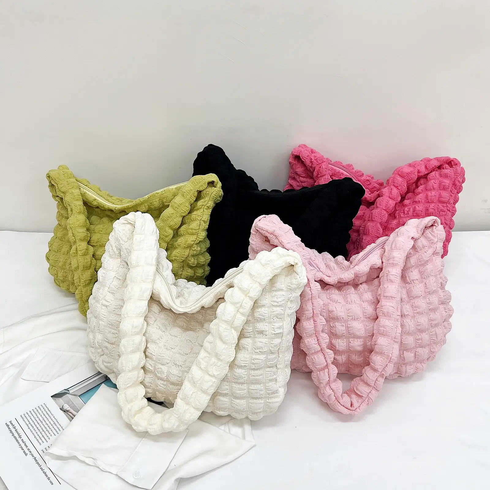 Pink Puff Cloud Shoulder Bag for Women - Image 9