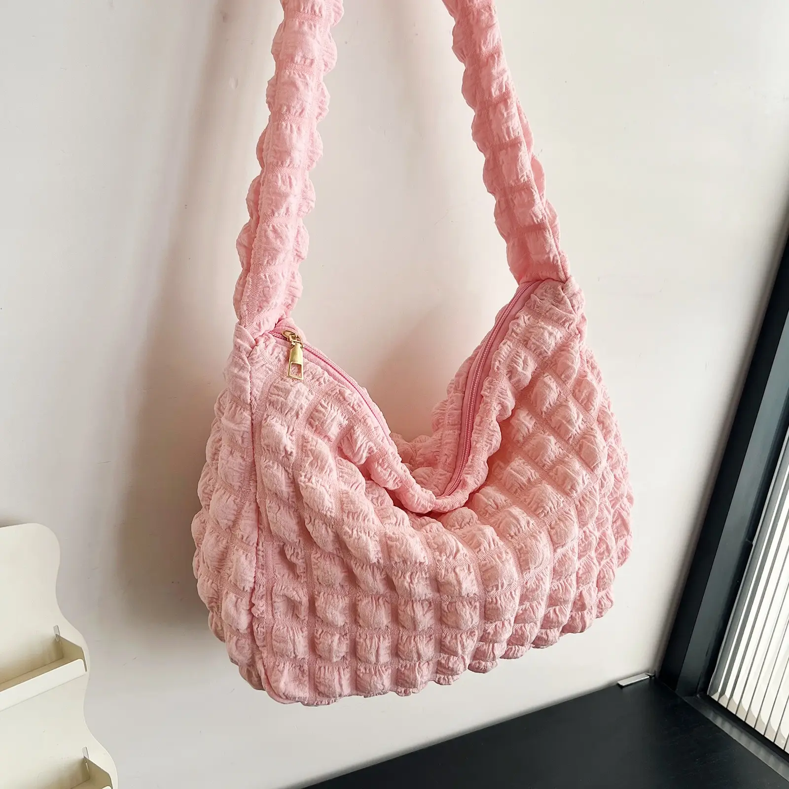Pink Puff Cloud Shoulder Bag for Women - Image 5