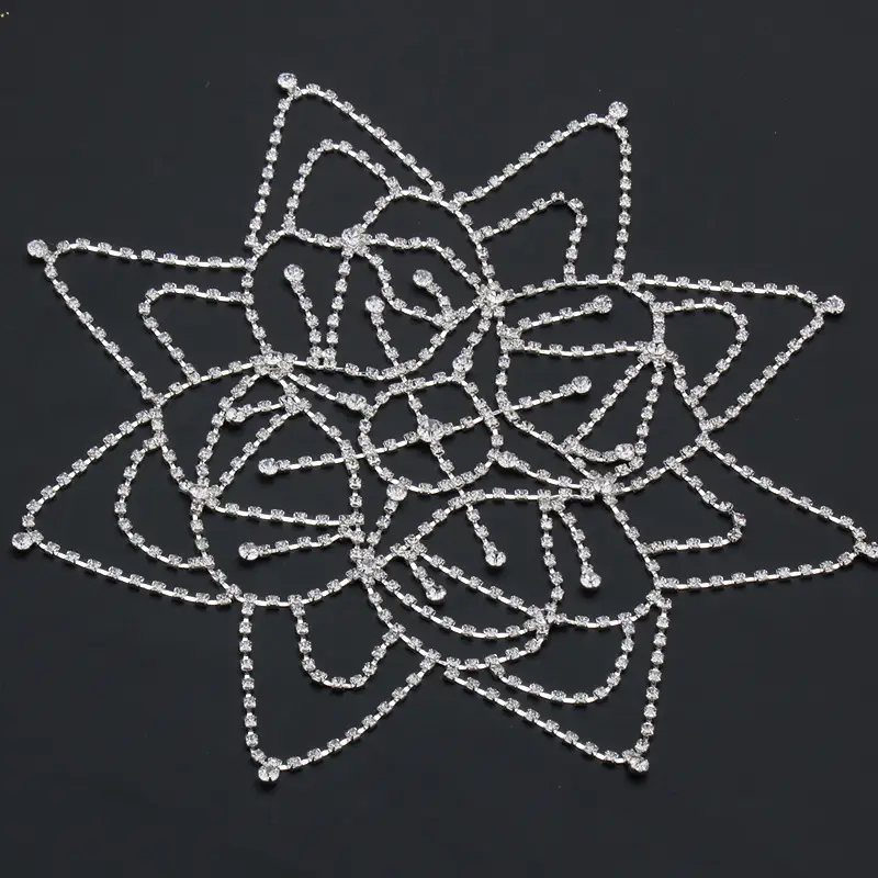 2024 New Cross-border Claw Chain Hair Net Ornament Gold Silver Any Simple Shape - Image 4