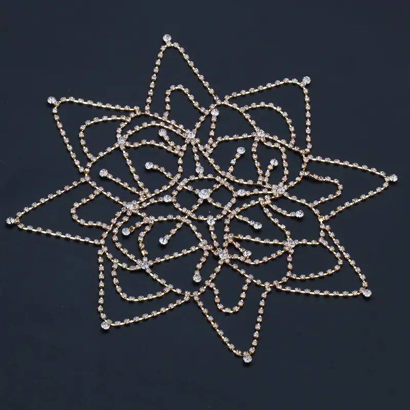 2024 New Cross-border Claw Chain Hair Net Ornament Gold Silver Any Simple Shape — feature 7