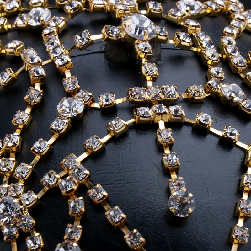 2024 New Cross-border Claw Chain Hair Net Ornament Gold Silver Any Simple Shape — feature 9