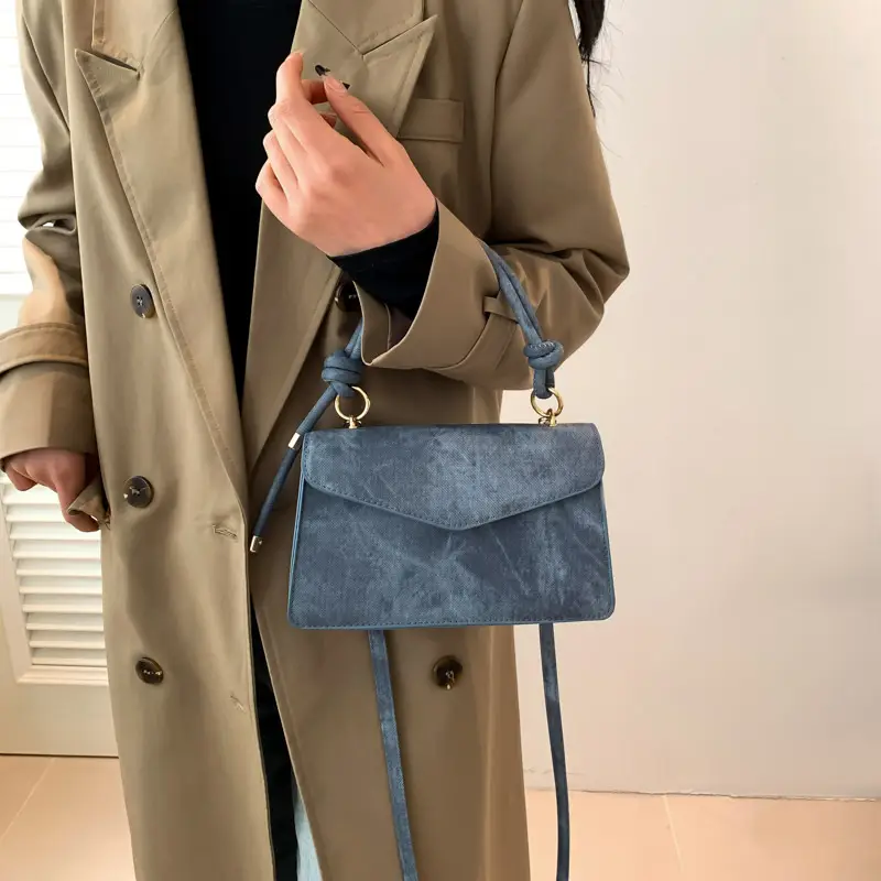 Black Textured Shoulder Bag for Women 2026 - Image 8