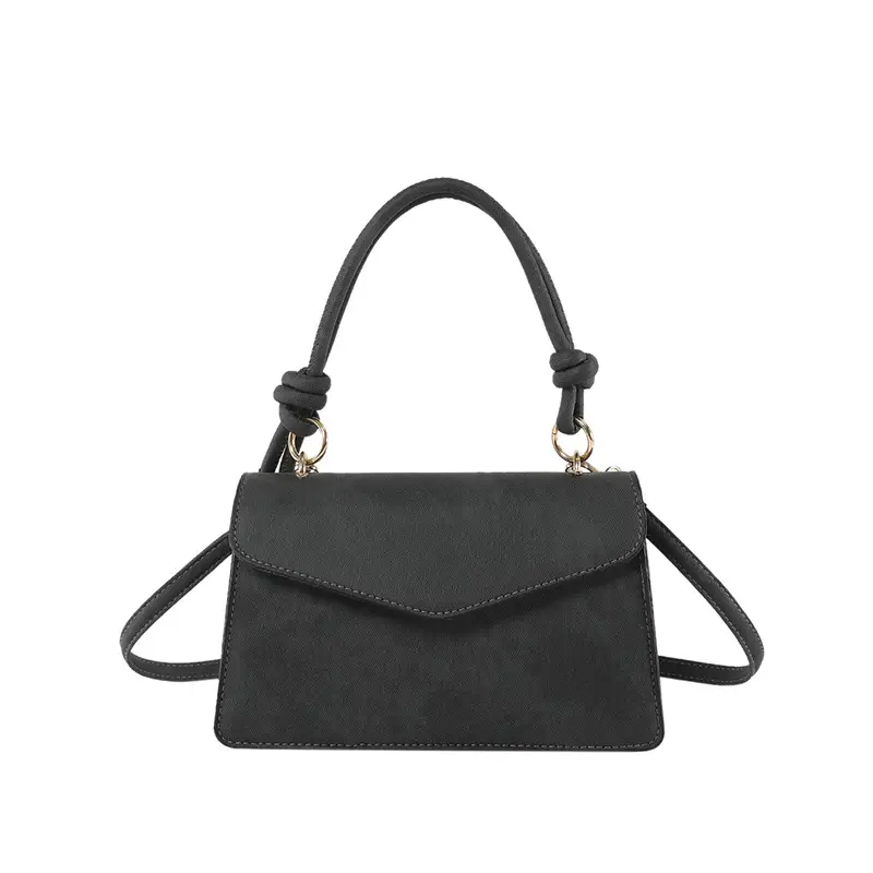 Black Textured Shoulder Bag for Women 2026 - Image 10
