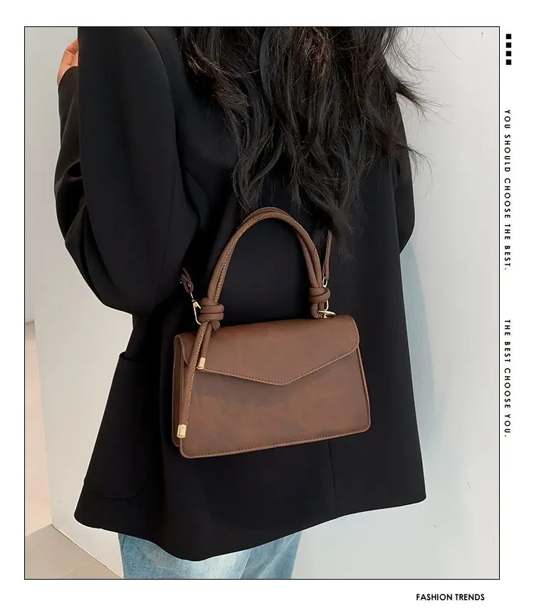 Black Textured Shoulder Bag for Women 2026 — feature 1