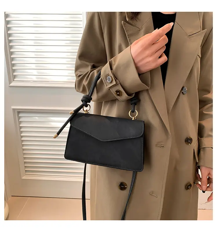 Black Textured Shoulder Bag for Women 2026 — feature 15