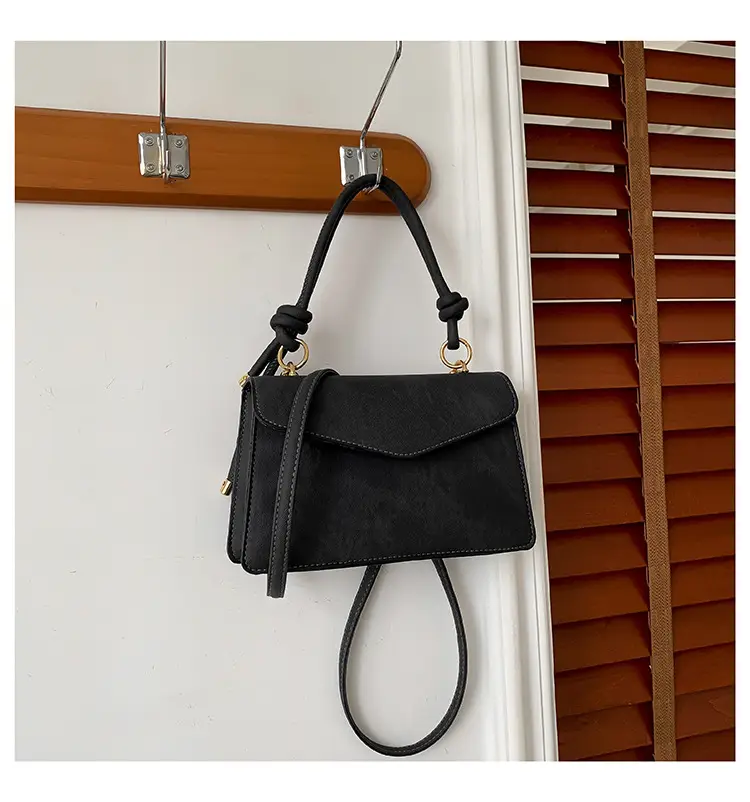 Black Textured Shoulder Bag for Women 2026 — feature 27