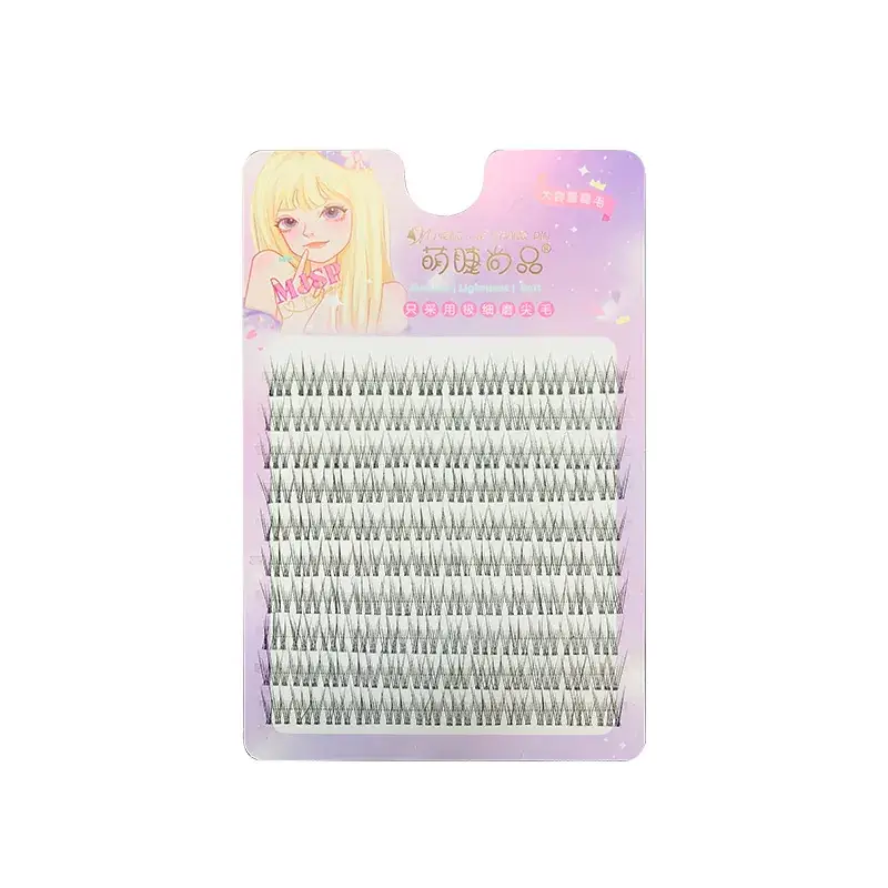 Cute False Eyelashes for Girls Transparent Cluster - Image 10