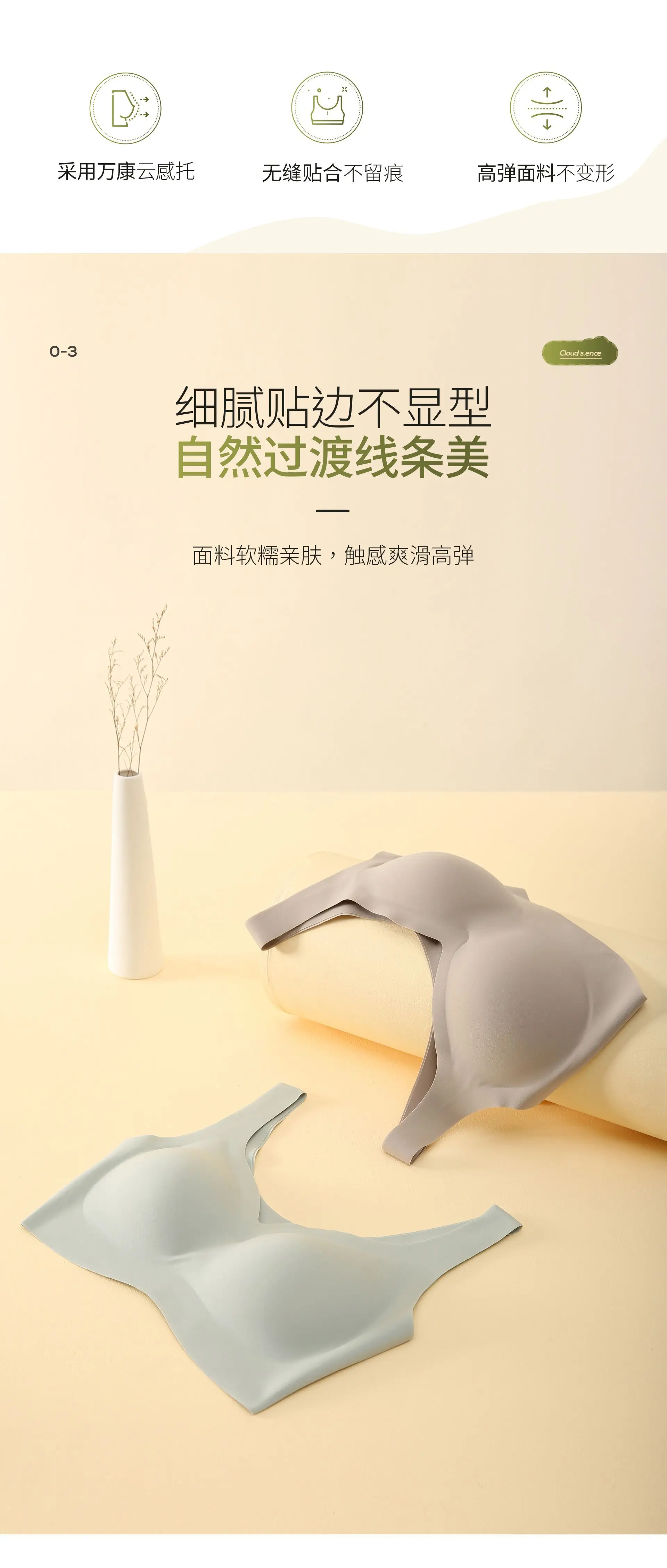 Full Cup Non-Rimless Underwear Traceless Comfort — feature 5