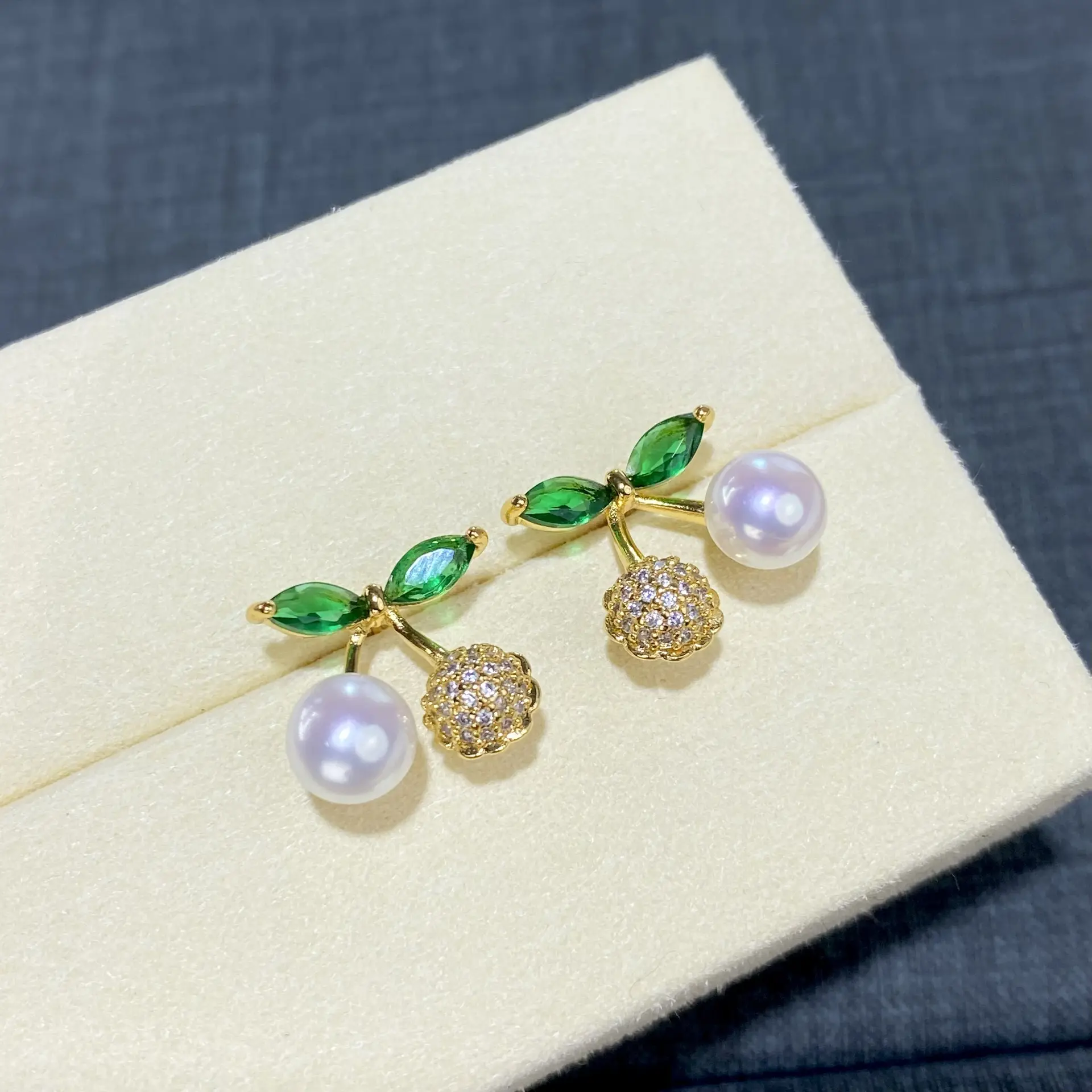 New Year New Folu Gourd Natural Freshwater Earrings High-grade Ear Ring All-match Women's s925 Silver Needle Earrings Jewelry - Image 7