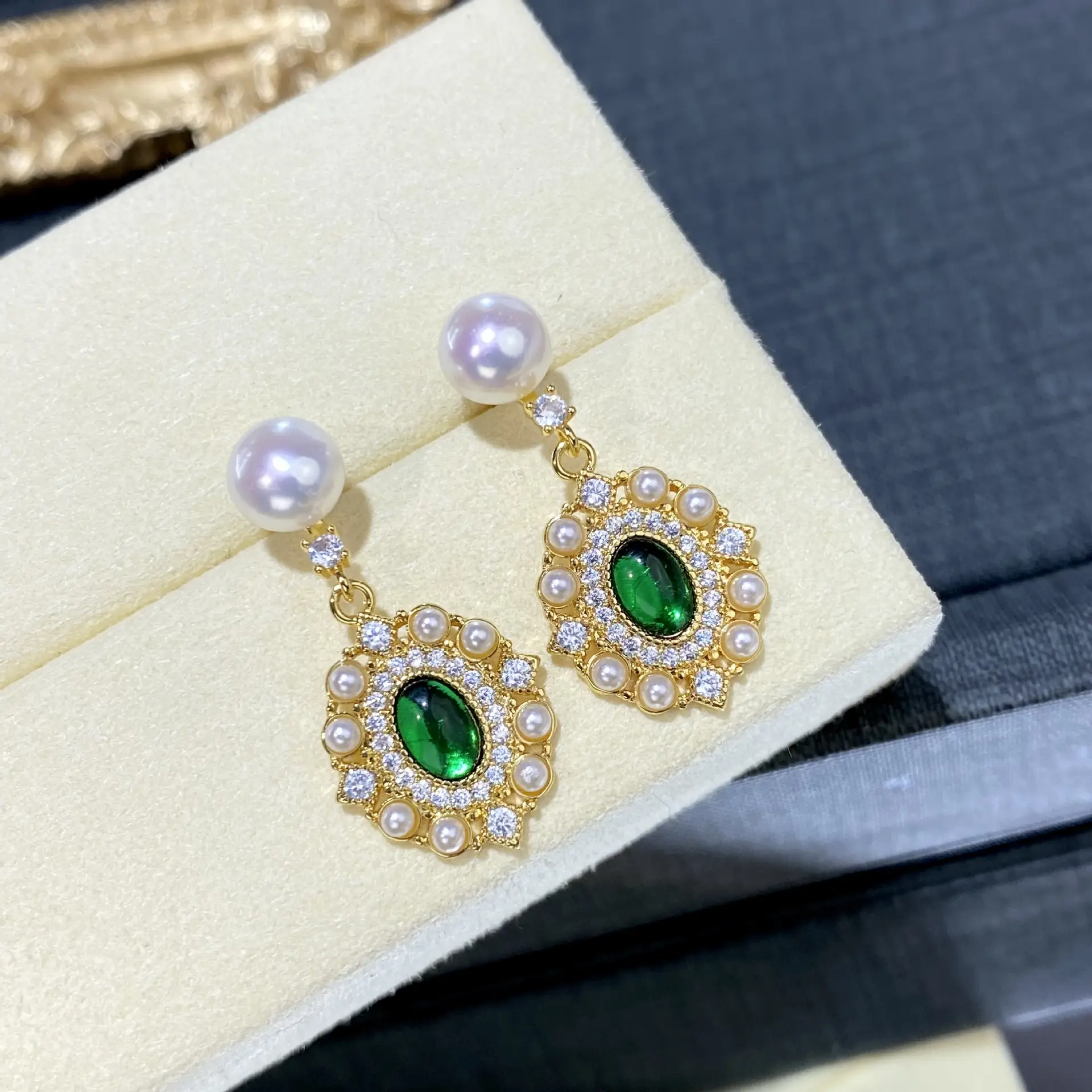 New Year New Folu Gourd Natural Freshwater Earrings High-grade Ear Ring All-match Women's s925 Silver Needle Earrings Jewelry - Image 9