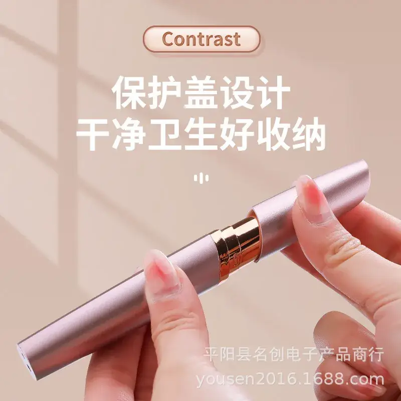 Electric Eyebrow Trimmer for Women Rose Gold