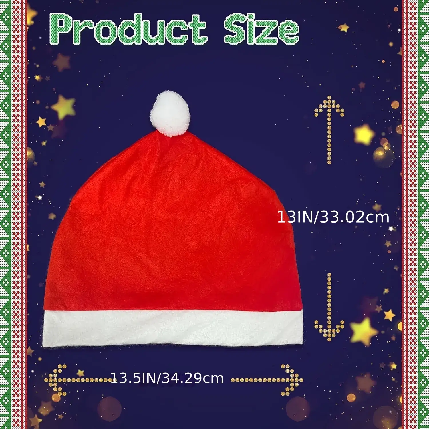 Christmas Car Seat Cover with Hot Headrest Design