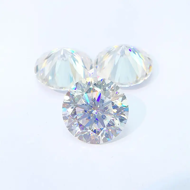 D-Color Plum Blossom Cutting Moissanite Stone Large — feature 5