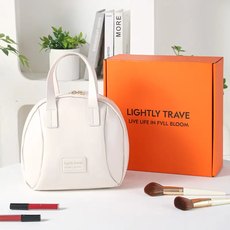 White Large Capacity Cosmetic Storage Bag - Image 3