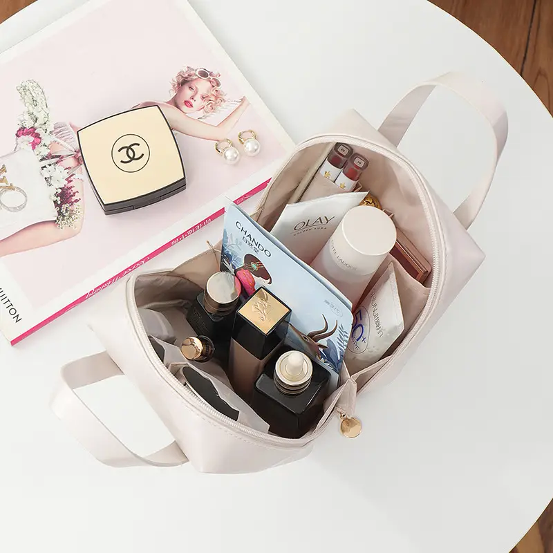 White Large Capacity Cosmetic Storage Bag - Image 6