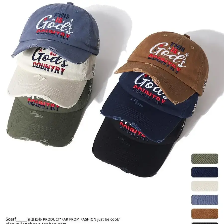 Japanese Retro Embroidered Baseball Caps for Women Men - Image 7