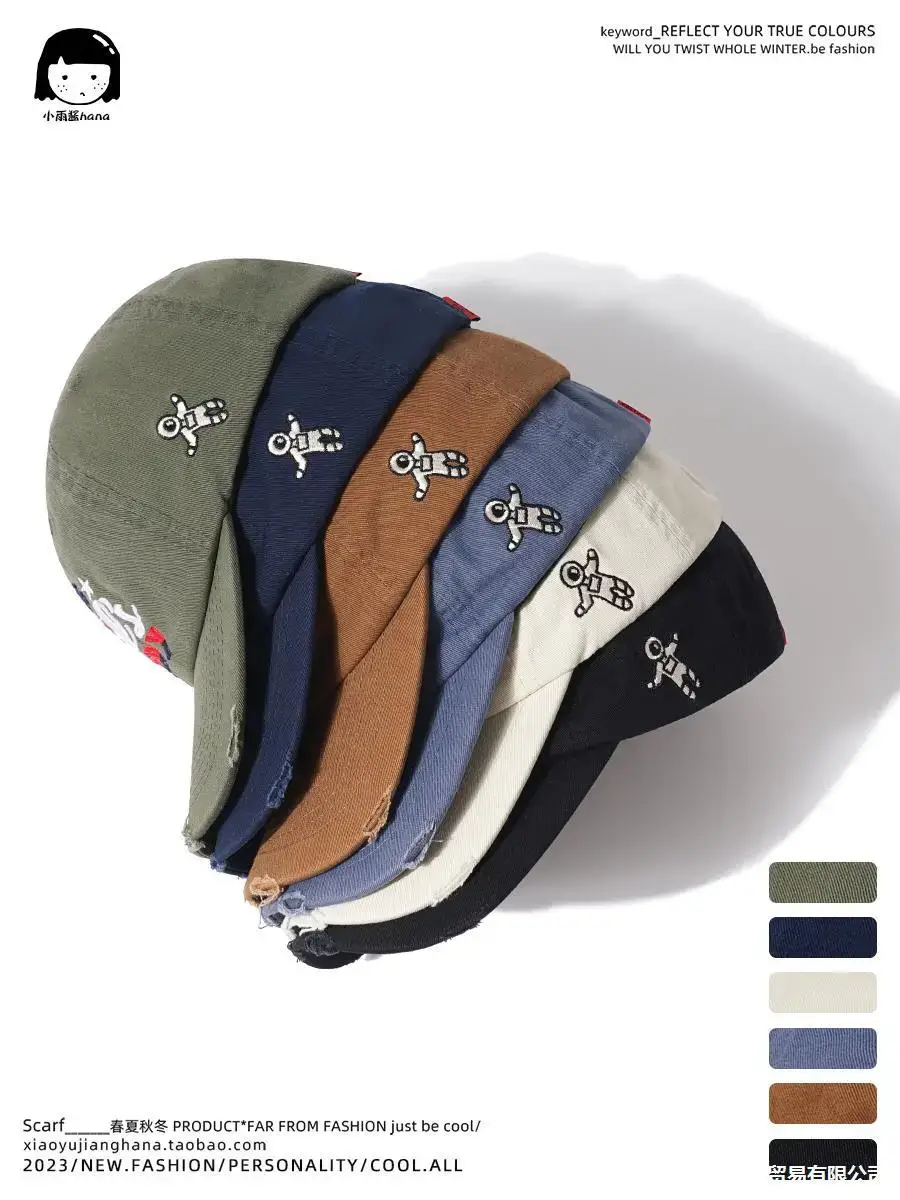 Japanese Retro Embroidered Baseball Caps for Women Men - Image 9