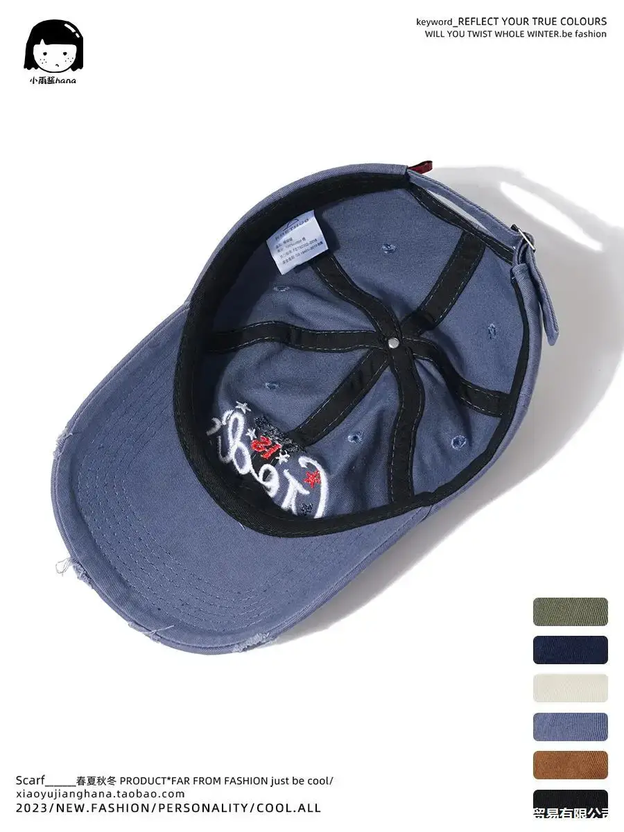Japanese Retro Embroidered Baseball Caps for Women Men - Image 11