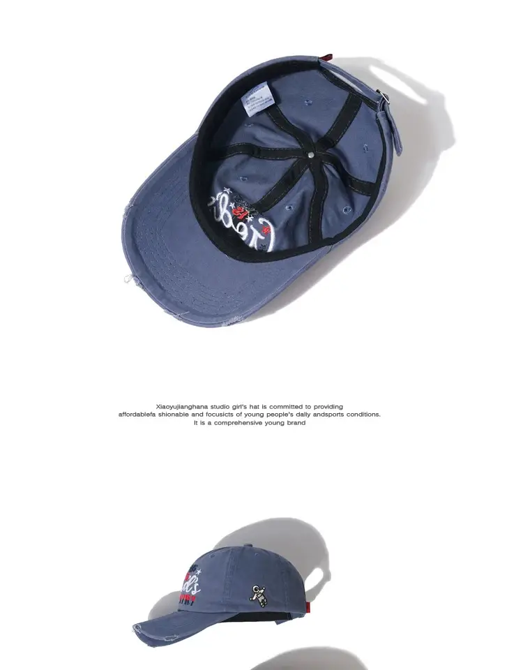 Japanese Retro Embroidered Baseball Caps for Women Men — feature 6