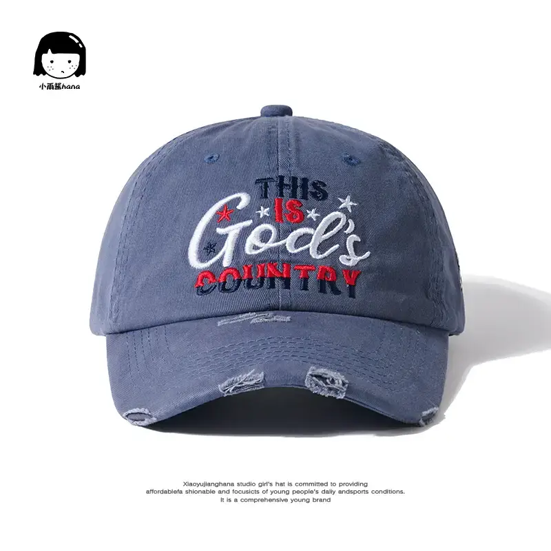 Japanese Retro Embroidered Baseball Caps for Women Men - Image 3
