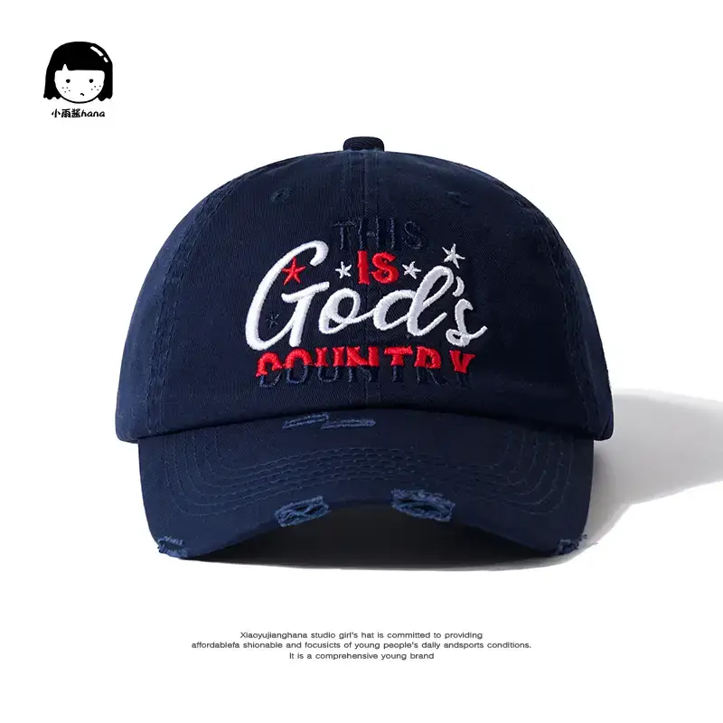 Japanese Retro Embroidered Baseball Caps for Women Men - Image 5