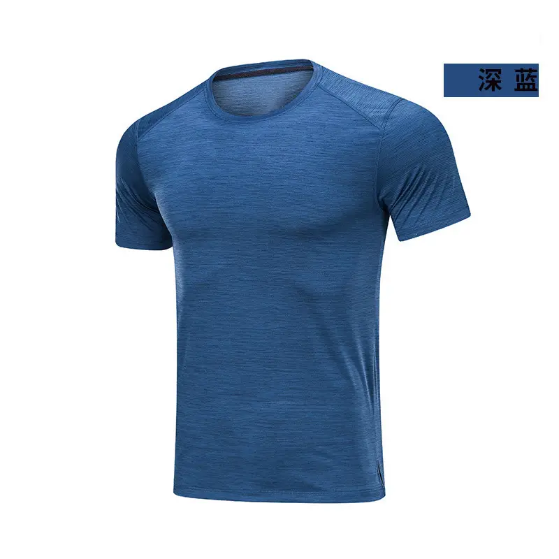 Men Grey Mesh T-Shirt Quick Dry Sports Top - Image 3