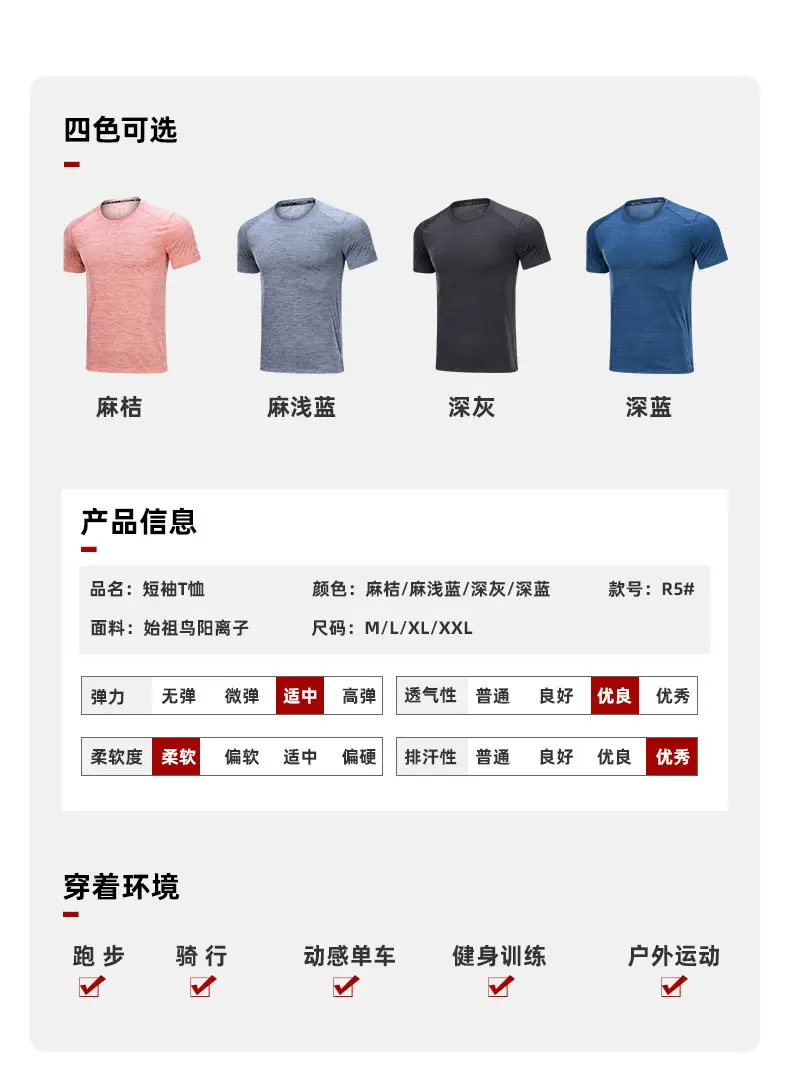 Men Grey Mesh T-Shirt Quick Dry Sports Top — feature 2