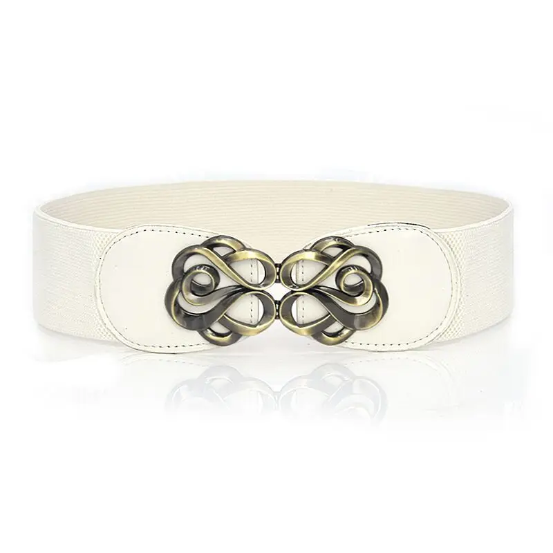 Rose Buckle Belt for Women Retro Waistband Decorative Skirt Coat - Image 4