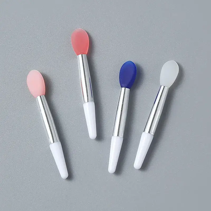 Mini Silicone Lip Brush Set of 4 for Beginners