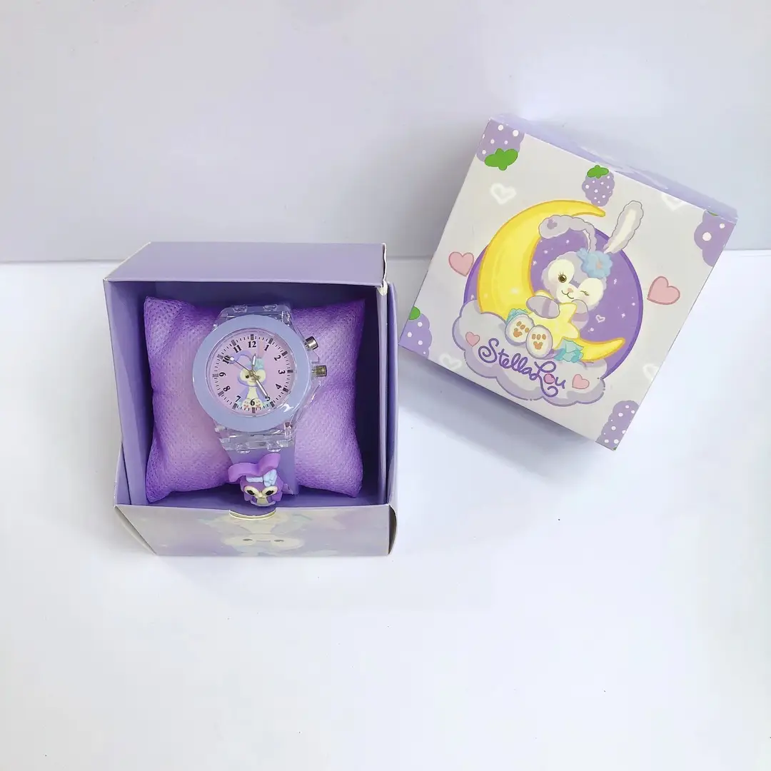 Sanrio Children's Luminous Watch Kuromi Cartoon Luminous Quartz Watch Wholesale Sanrio Authorized Cartoon Watch — feature 5