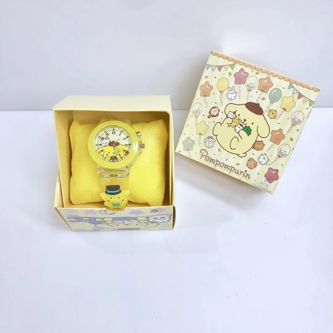 Sanrio Children's Luminous Watch Kuromi Cartoon Luminous Quartz Watch Wholesale Sanrio Authorized Cartoon Watch — feature 6