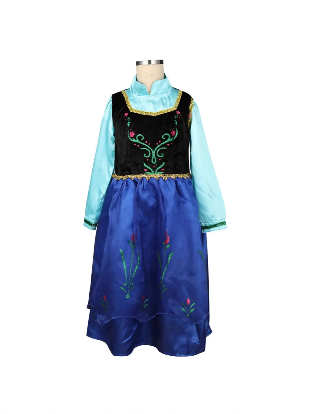 Frozen Cosplay Anna Dress Princess Dress Frozen Anna Kidsren's Dress Performance Suit