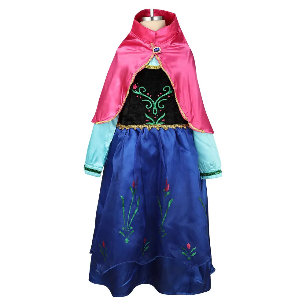 Frozen Cosplay Anna Dress Princess Dress Frozen Anna Kidsren's Dress Performance Suit — feature 10