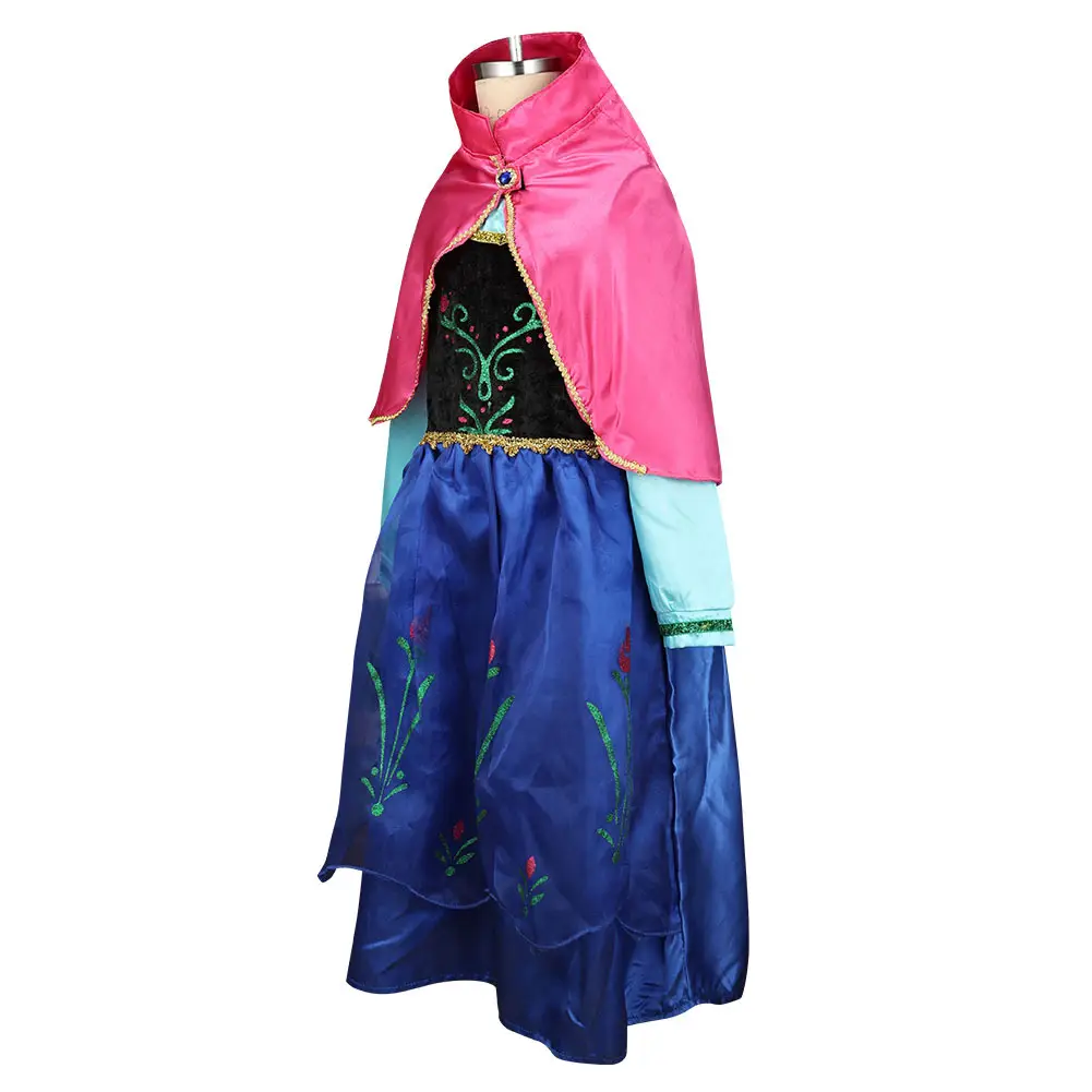 Frozen Cosplay Anna Dress Princess Dress Frozen Anna Kidsren's Dress Performance Suit — feature 11