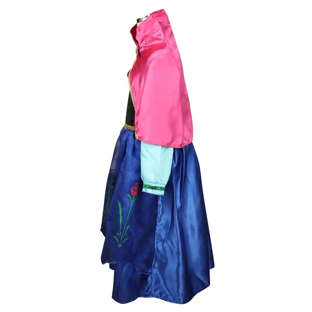 Frozen Cosplay Anna Dress Princess Dress Frozen Anna Kidsren's Dress Performance Suit — feature 12