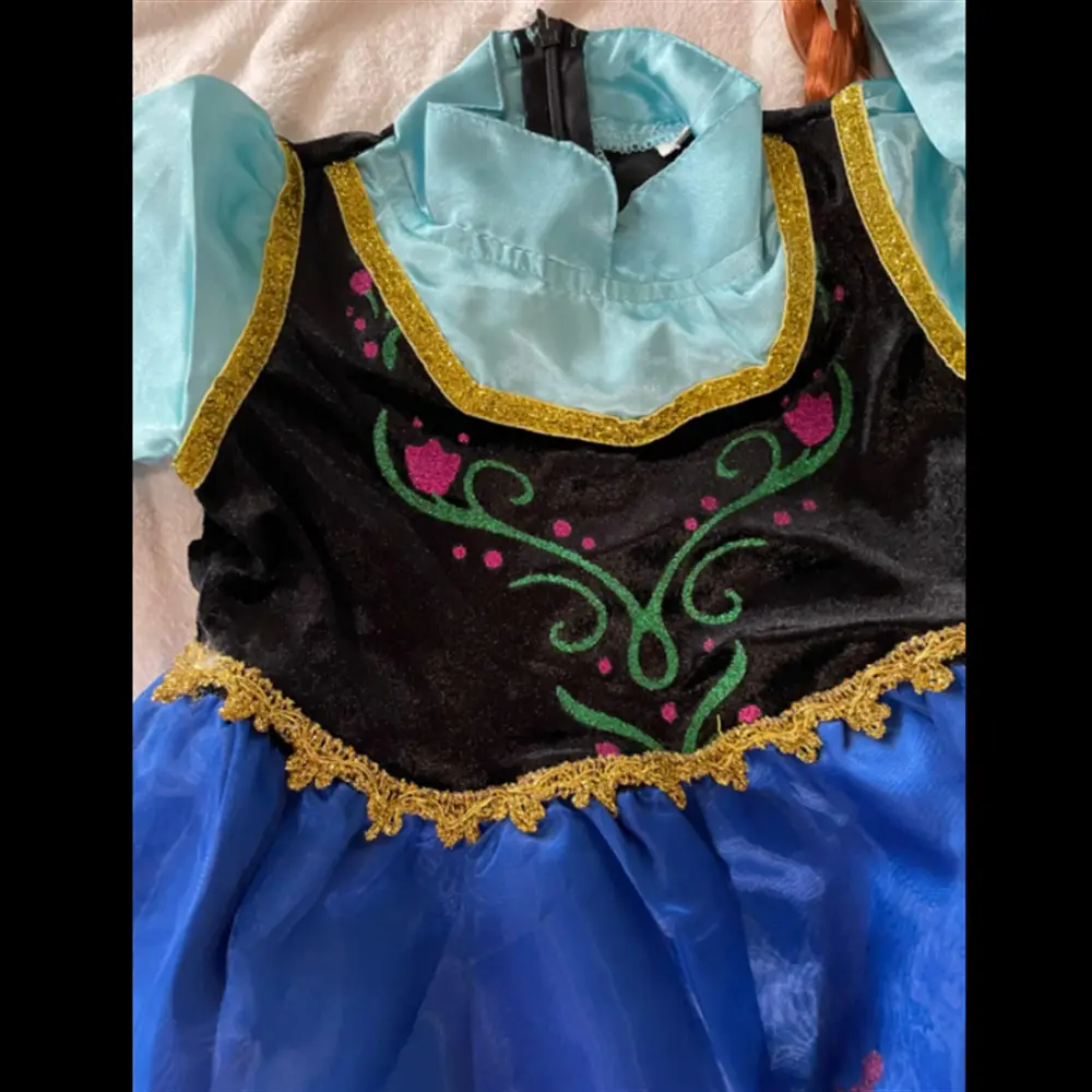 Frozen Cosplay Anna Dress Princess Dress Frozen Anna Kidsren's Dress Performance Suit — feature 18