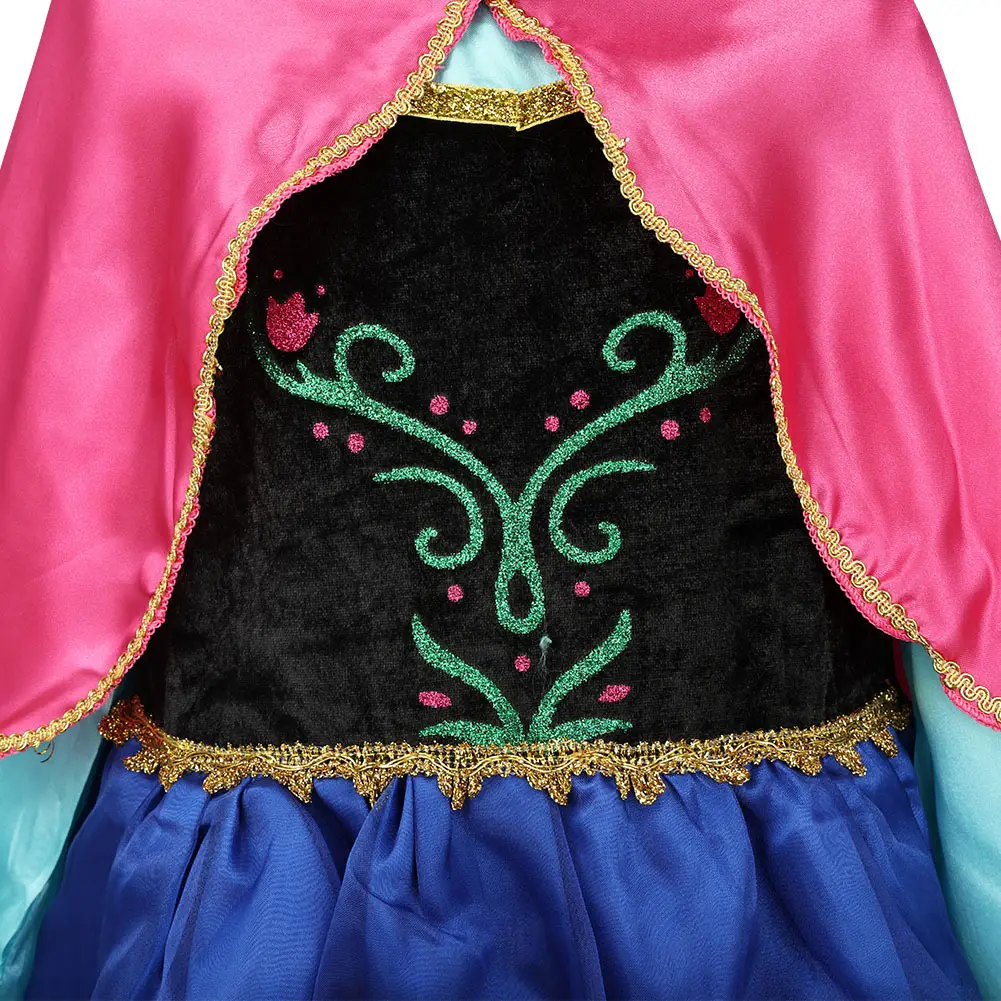 Frozen Cosplay Anna Dress Princess Dress Frozen Anna Kidsren's Dress Performance Suit — feature 5