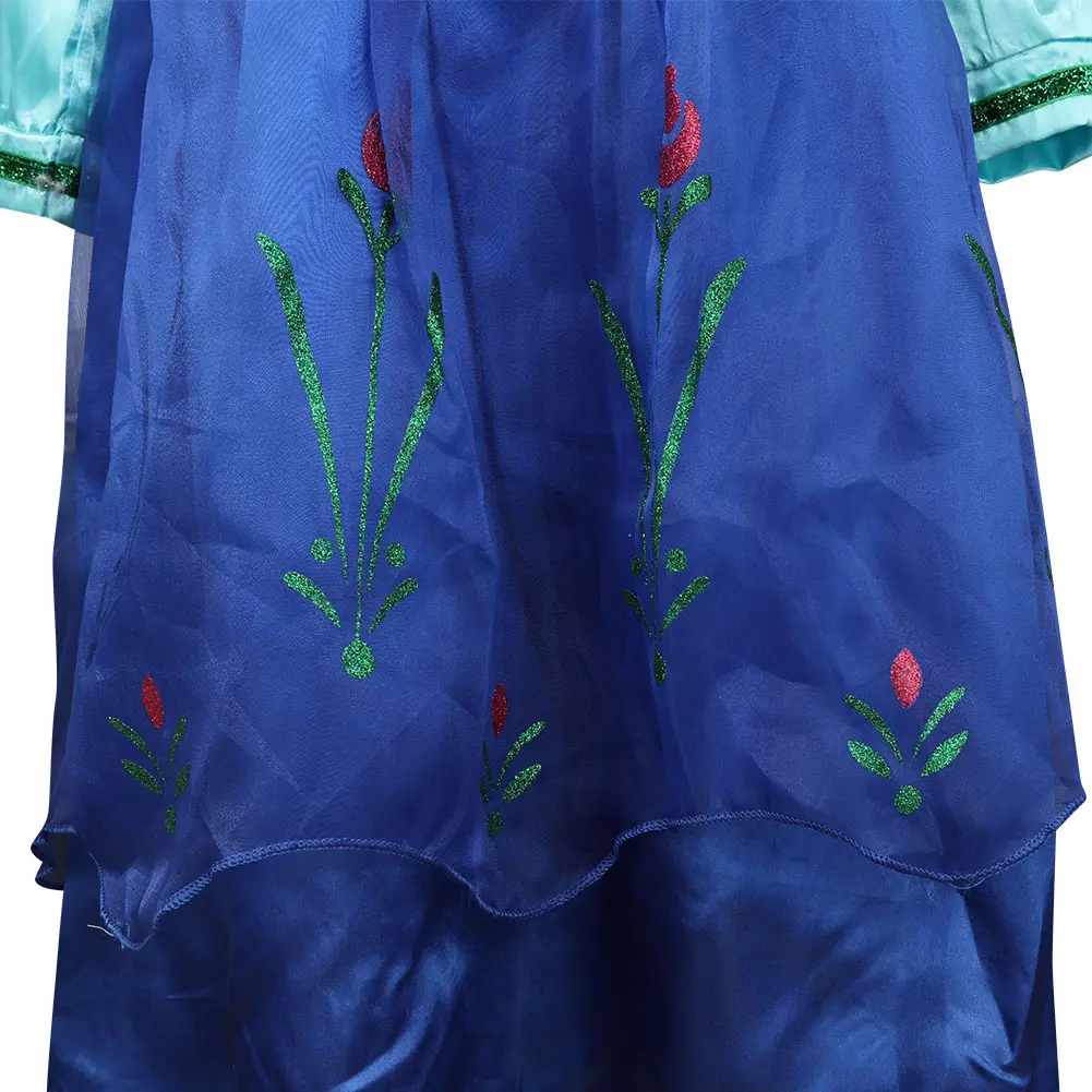 Frozen Cosplay Anna Dress Princess Dress Frozen Anna Kidsren's Dress Performance Suit — feature 6