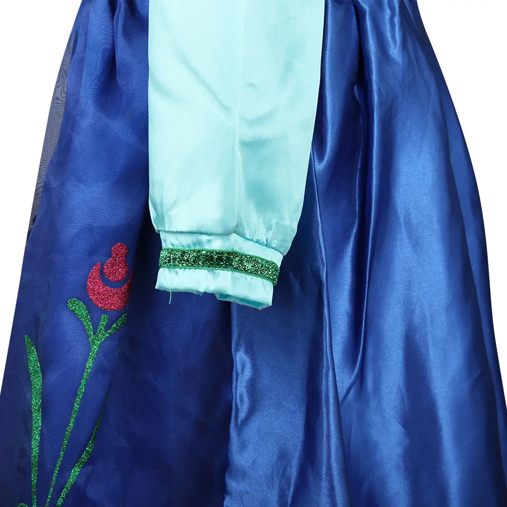 Frozen Cosplay Anna Dress Princess Dress Frozen Anna Kidsren's Dress Performance Suit — feature 7