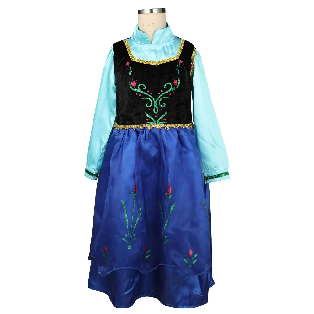 Frozen Cosplay Anna Dress Princess Dress Frozen Anna Kidsren's Dress Performance Suit — feature 8