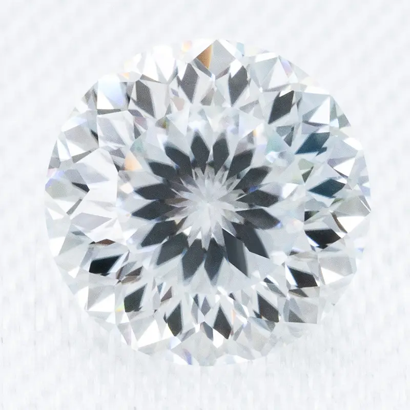 Moissanite Round Bird's Nest Cut D/Ef Goldstone Jewelry