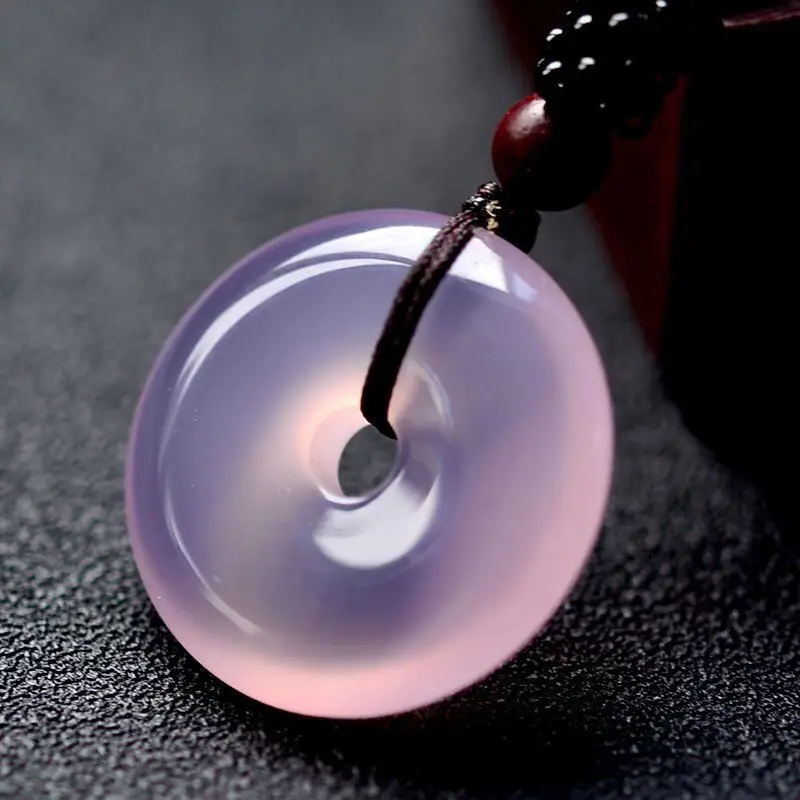 Violet Jade Ping Buckle with Imperial Green Oil — feature 7
