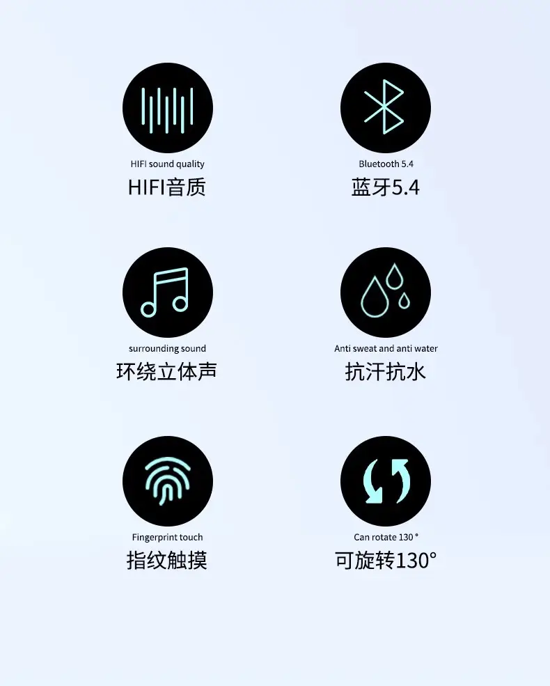 Wireless Earbuds with Noise Reduction & Bone Conduction β feature 2