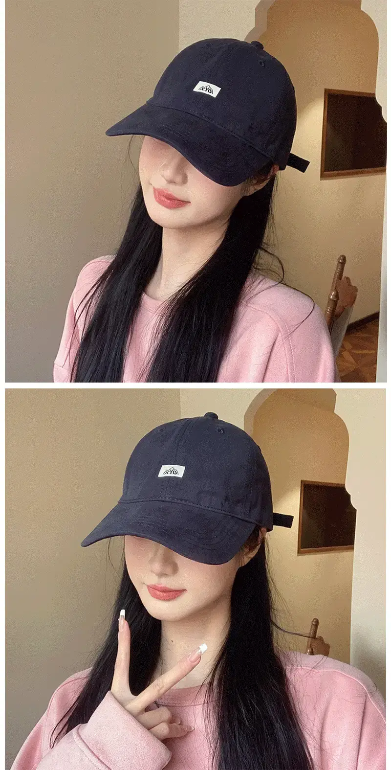 Japanese Street Peaked Cap Distressed Wash Sun Proof — feature 4