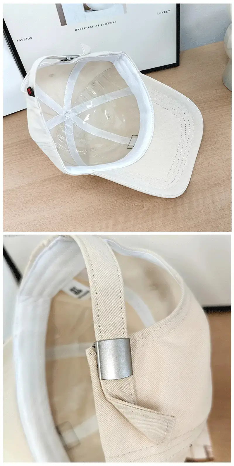 Japanese Street Peaked Cap Distressed Wash Sun Proof — feature 9