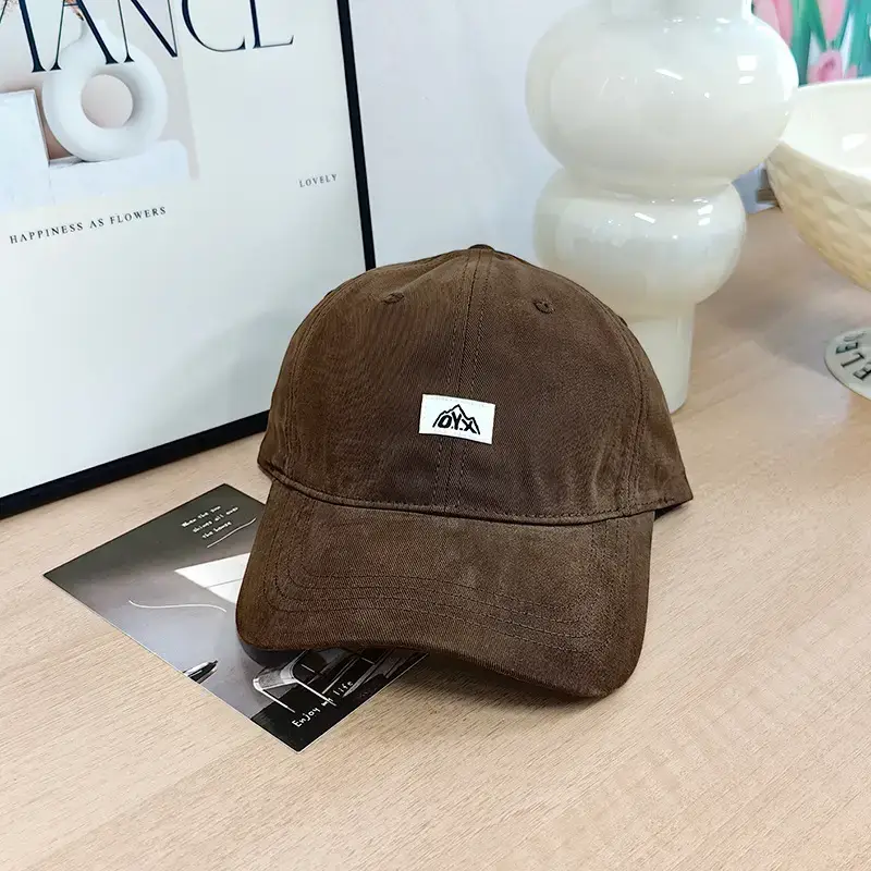 Japanese Street Peaked Cap Distressed Wash Sun Proof - Image 5