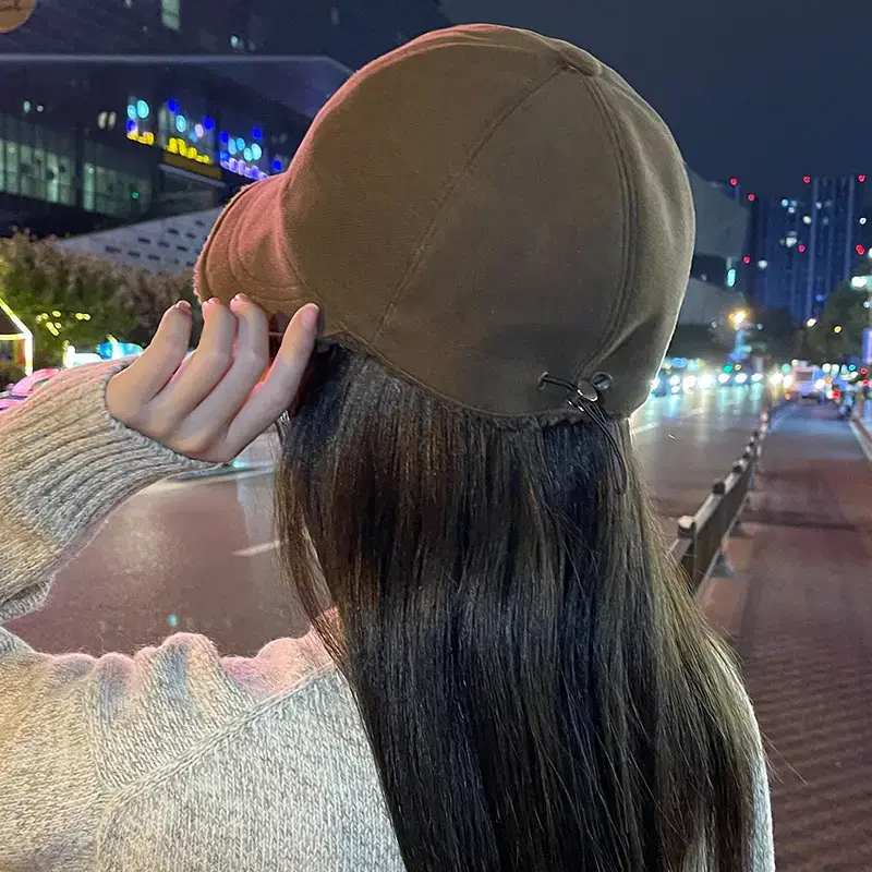 Women's Black Fleece Lined Baseball Cap for Winter Use - Image 8