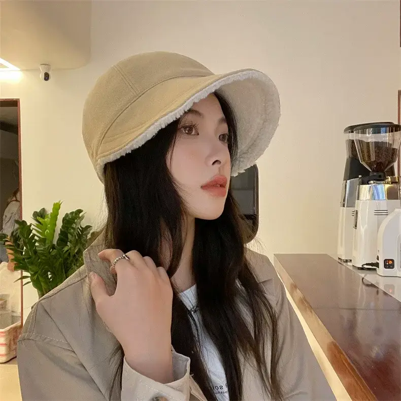 Women's Black Fleece Lined Baseball Cap for Winter Use — feature 17
