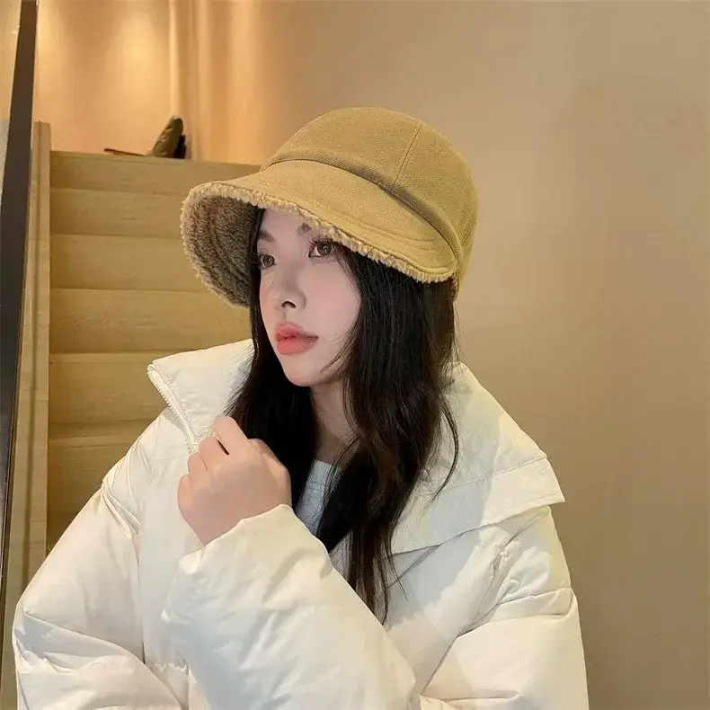 Women's Black Fleece Lined Baseball Cap for Winter Use — feature 8