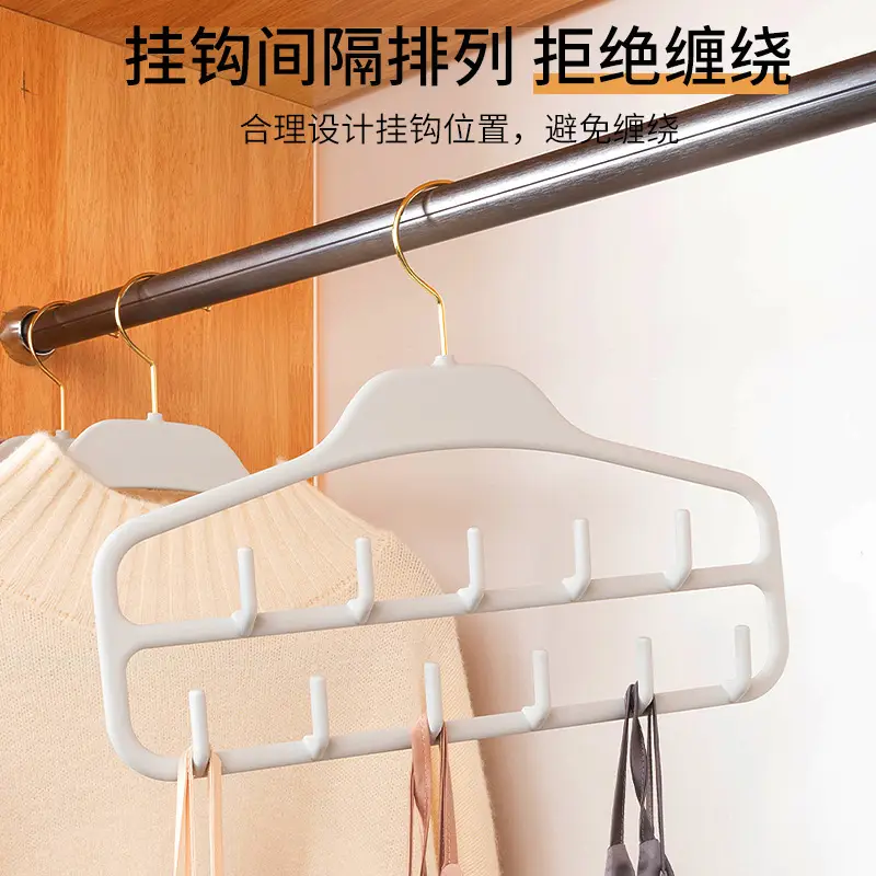 White Space-Saving Hanger for Clothes & Scarf Storage - Image 7